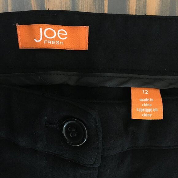 [Joe Fresh] Black Skinny Fit Dress Pants | 12 | Good - Picture 11 of 11